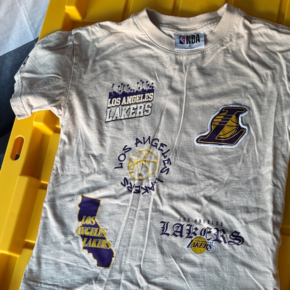 NBA Los Angeles Lakers Kids White T-Shirt